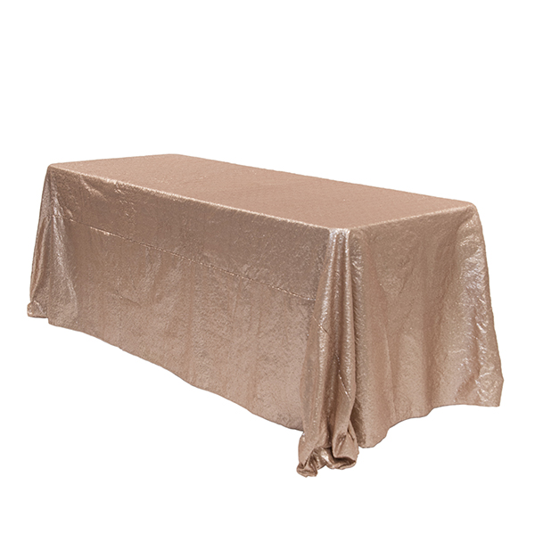 Square 90 x 90 Sequin Tablecloth by Eastern Mills 