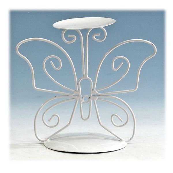 DecoStar: Metal Butterfly w/ Candle Holder - 8&#039;&#039;- 12 Pieces