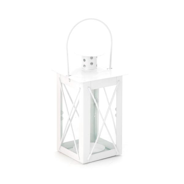DecoStar: Metal Candle Cage 3 x 4?'' - White - 48 Pieces