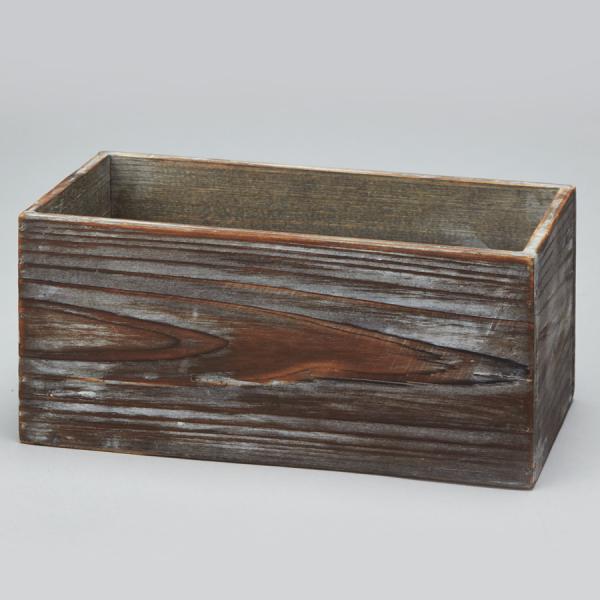 DecoStar: Wood Box - Brown - 10'' - 12 Pieces