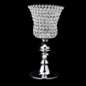 DecoStar: Crystal Tulip Candle Holder Stand 18&#039;&#039; - 4 Pieces