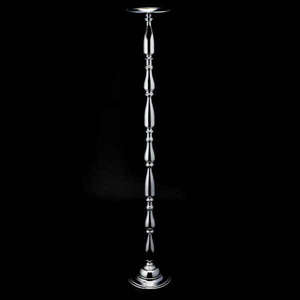 DecoStar: Floor stand 49'' Tall - 4 Pieces - Silver