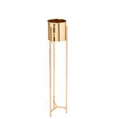 2 x Metal Stand With Bucket 39?''-Gold