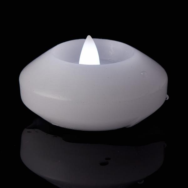 DecoStar: LED Floating Candle 3'' - 12pc - White
