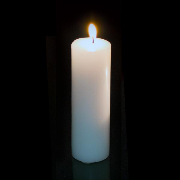 DecoStar: Pillar Candle 6&#039;&#039; - 24 Pieces - White