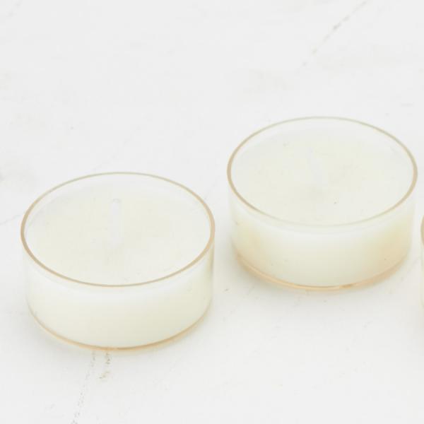 DecoStar: Clear Cup Tealight Candles - 600 Pieces - 1?'' - White