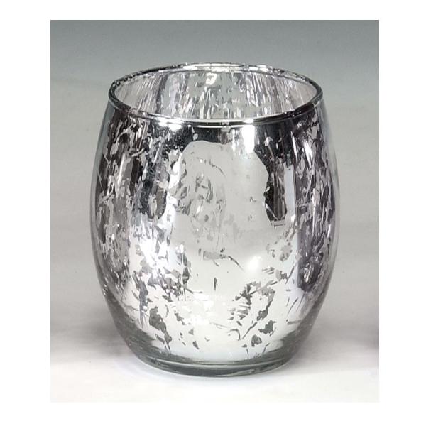 DecoStar: Decorative Mercury; Metallic Glass Candle Holder 3?&#039;&#039;- 96 Pieces