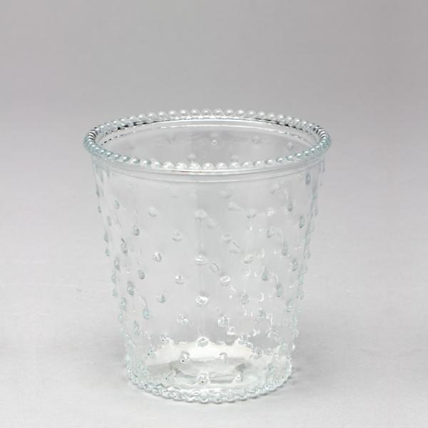 DecoStar: Heirloom Hobnail Votive Candle Holder 5&#039;&#039;- 24 Pieces - Clear