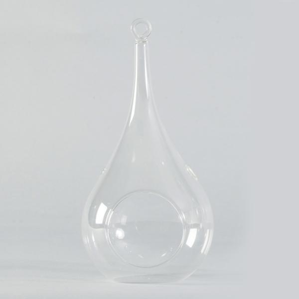 DecoStar: Glass Hanging Teardrop Candle Holder 9?&#039;&#039;- 24 Pieces