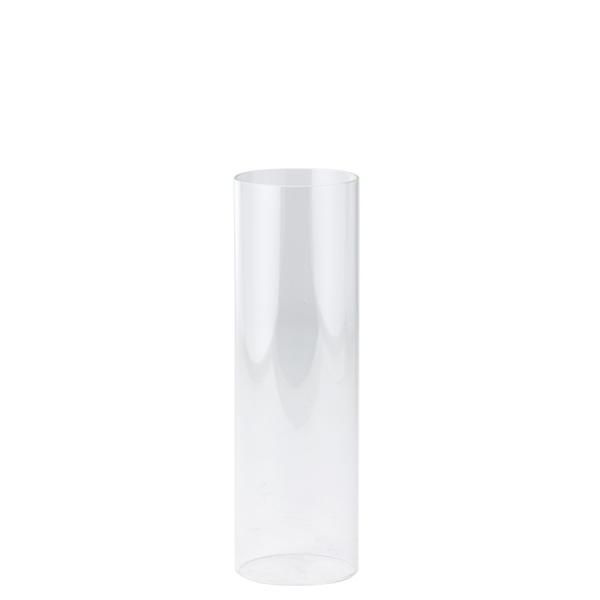 DecoStar: Open-Ended Glass Candle Shade Tube- 14'' - 16 Pieces