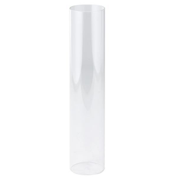 DecoStar: Open-Ended Glass Candle Shade Tube- 24&#039;&#039; - 16 Pieces
