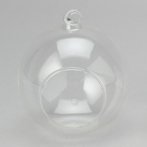 DecoStar: Glass Hanging Ball Candle Holder 5'' - 12 Pieces