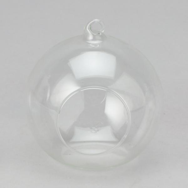 DecoStar: Glass Hanging Ball Candle Holder 4&#039;&#039; - 12 Pieces