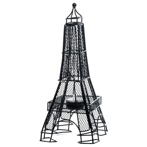 Black Wire Eiffel Tower Centerpiece (set of 2)
