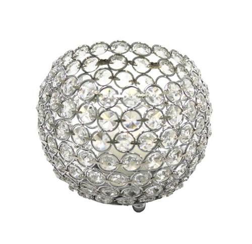 DecoStar: Crystal Candle Globe / Sphere - Large - 6&#039;&#039;