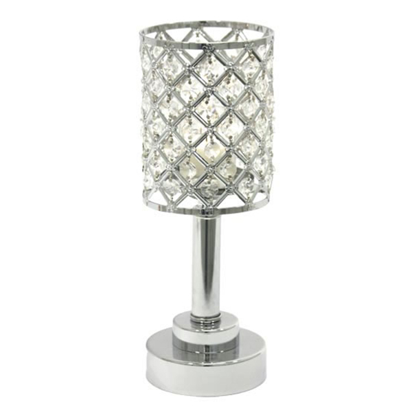 DecoStar: Diamond Crystal Candle Holder - M