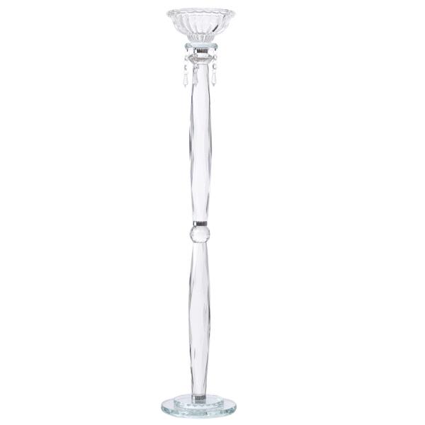 DecoStar: Crystal Tall Double Candlestick 33 3/4'' - 2 Pieces